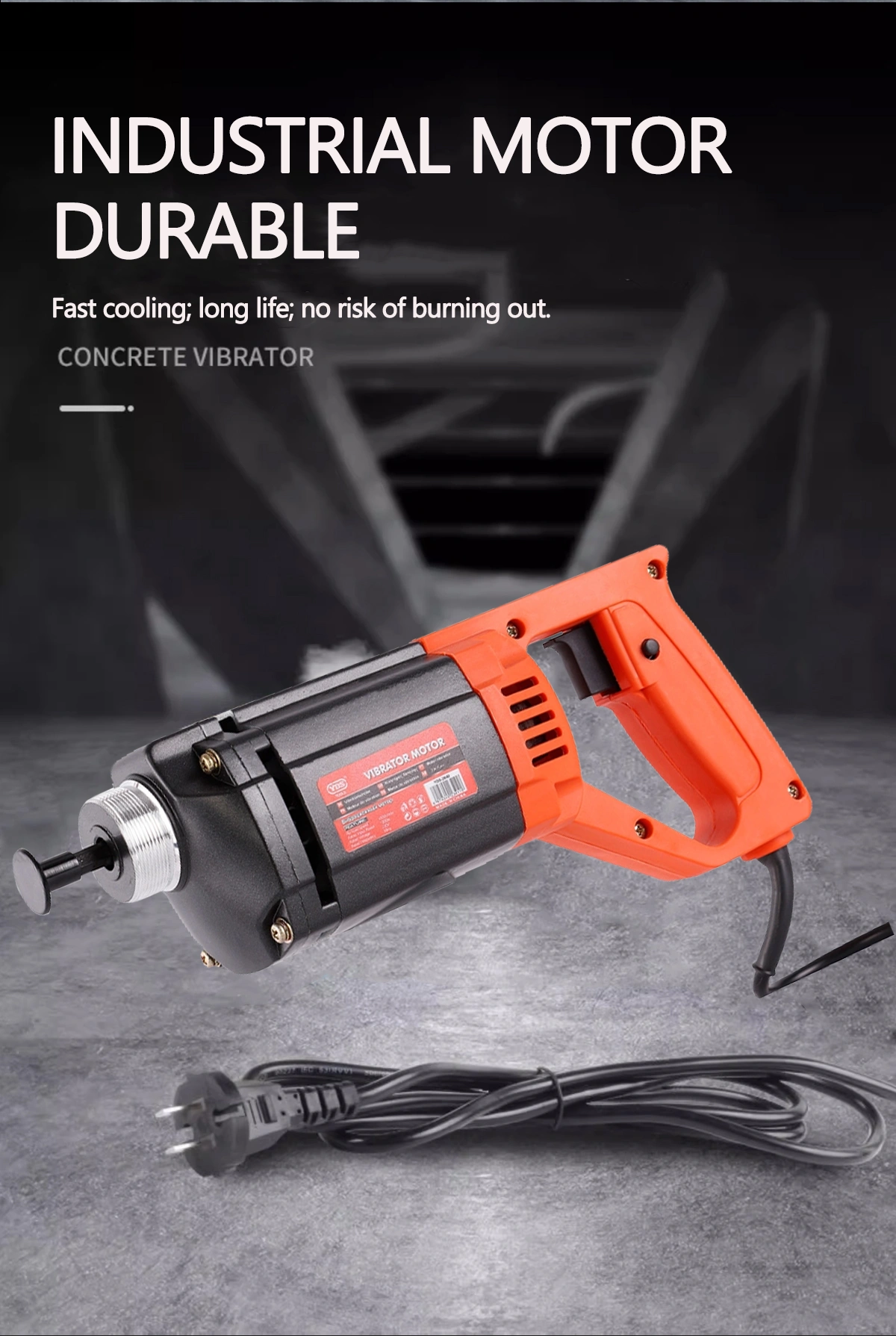 Vibrateur de béton portable