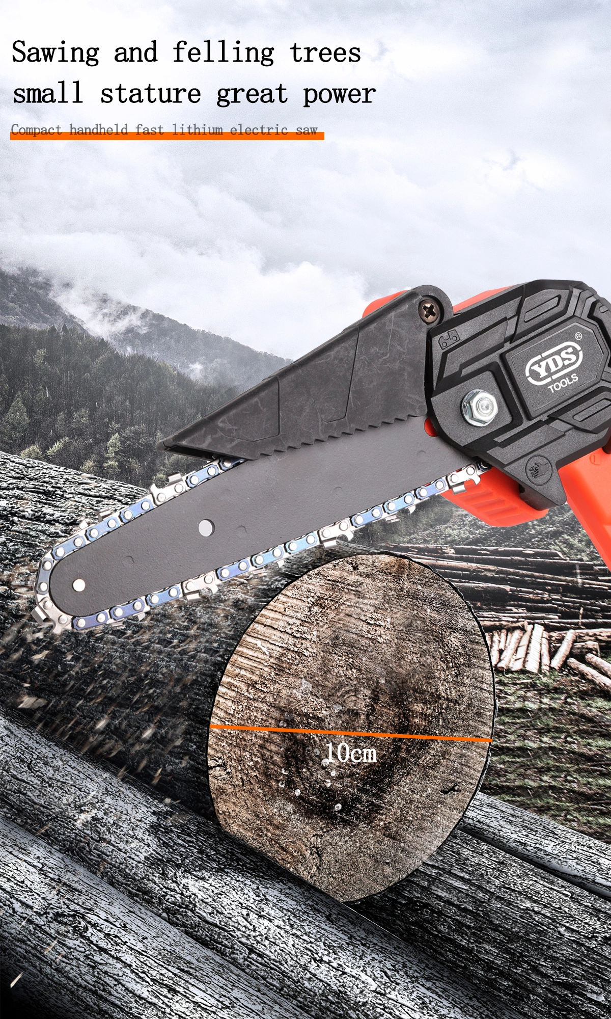 Mini Chain Saw Cordless