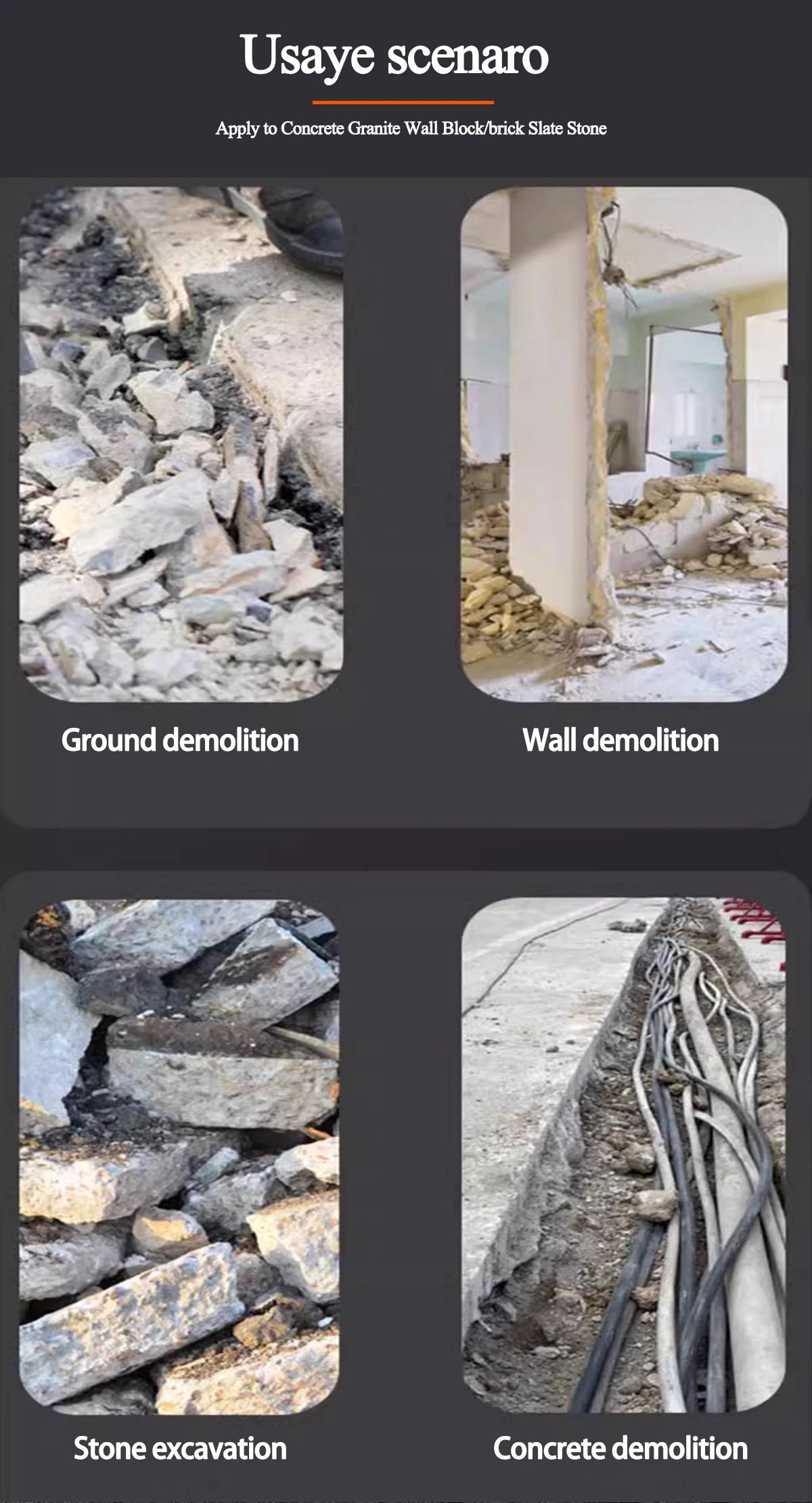 Demolition Hammer HEX 30mm